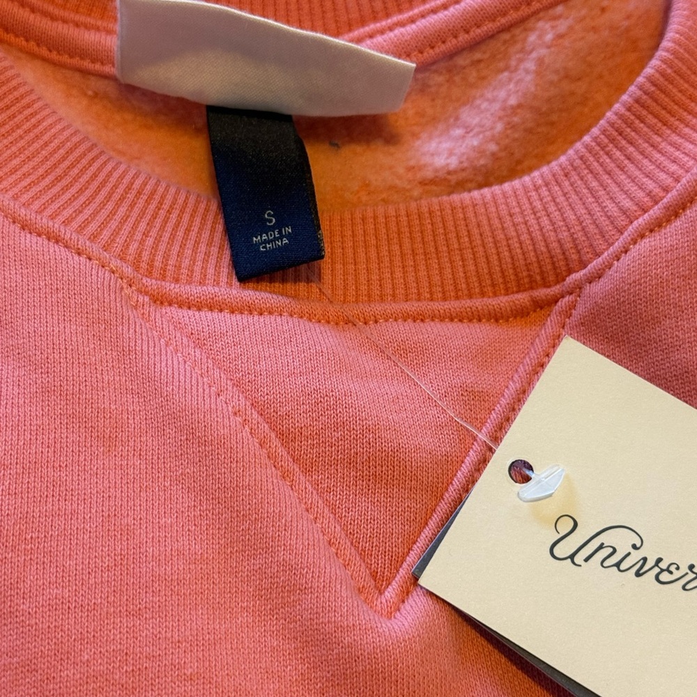 Universal Thread Size S Oversized Mon Chérie Pink Graphic Sweatshirt Sweetie - Picture 3 of 7